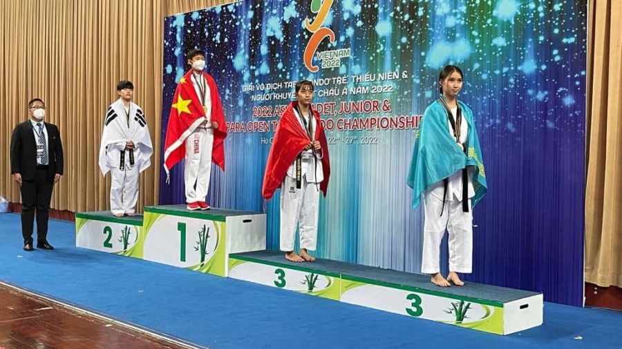 In taekwondo, our athletes won 4 bronze medals